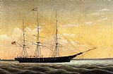 William Bradford Whaleship 'Jireh Perry' off Clark's Point, New Bedford painting